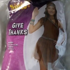 Native American Maiden Princess Halloween Costume 5-pc set Girls Size Medium